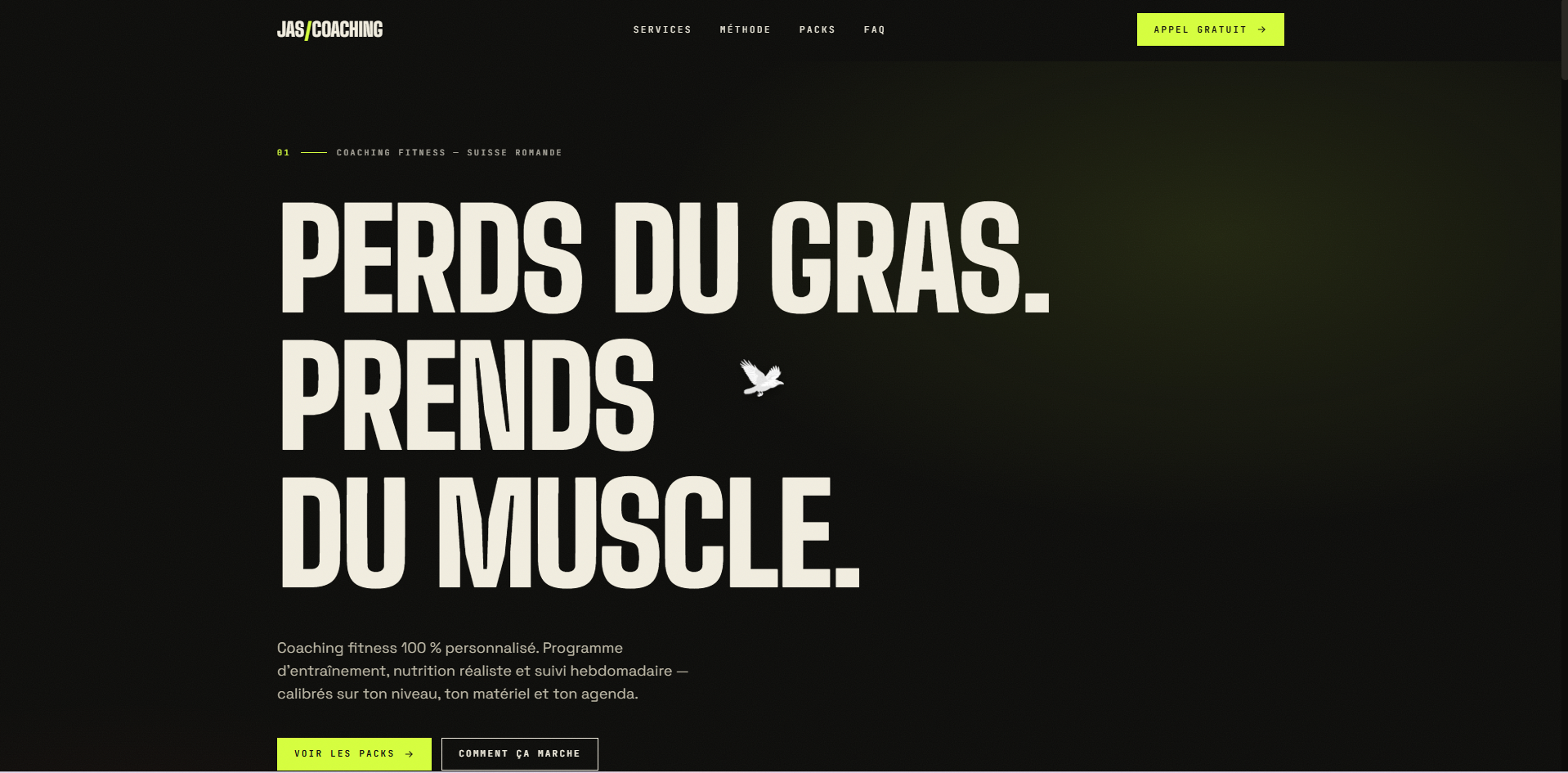 Aperçu projet Coaching fitness sur-mesure